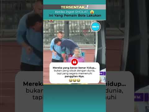 Wudu Di Lapangan❓😱 Aksi Pemain Sepak Bola Ini Jadi Sorotan