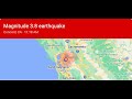 Earthquake California Earthquake Concord Earthquake San Francisco Earthquake Bay Area 2021