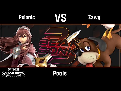 Psionic (Lucina) vs Zawg (Duck Hunt) - Ultimate Pools -  Beak Bonk 2025