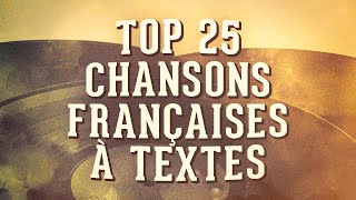 Top 25 Chansons françaises à textes Vol. 1 (Album vidéo longue durée)