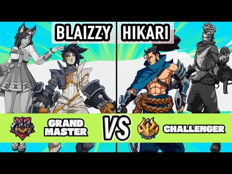 2XKO ▰ Blaizzy (Vi / Ahri) vs Hikari (Yasuo / Ekko) ▰ High Level Gameplay