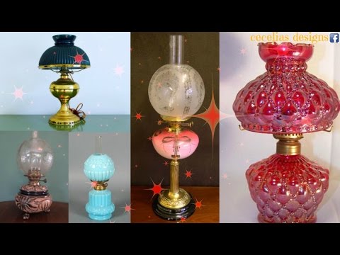 Antique  oil lamps