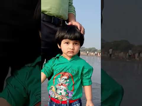 Srishti Oo Bolega at Sea Beach  | Suchi Sandy's World Vlogs #baby #shorts