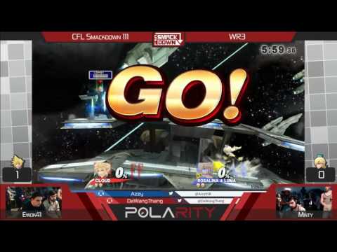 CFL Smackdown 111 WiiU - Ewok41 (Cloud) vs Minty (Rosalina) - Winners R3