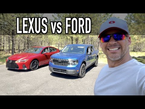 Ford vs Lexus: 2023 Ford Maverick and 2023 Lexus IS 500 on Everyman Driver