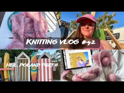 Knitting Vlog #42 I Hel Polen No.2, Marabou Sweater, Mohairliebe, Arche Dress I Travel Edition