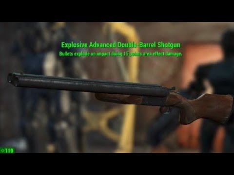 Why the explosive double barrel shotgun is my main weapon in fallout 4