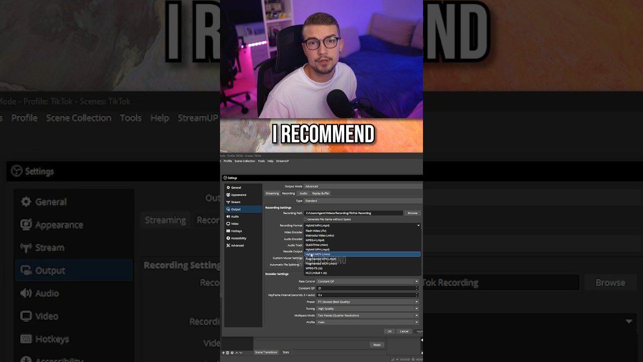Use THIS OBS Recording Format to Avoid Data Loss!
