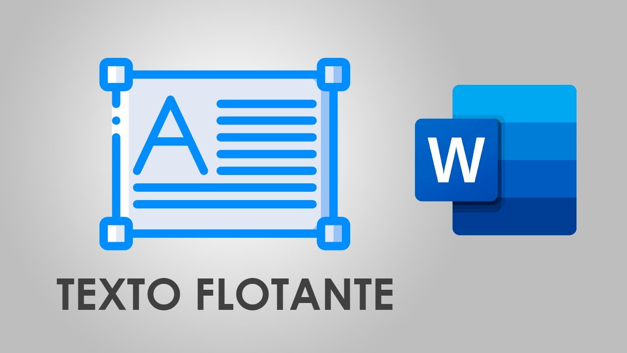 Cómo poner un TEXTO FLOTANTE en Word