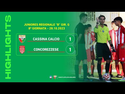 Cassina Calcio - Concorezzese 1-1 | Gol & Highlights | Juniores Regionale B 2023/24