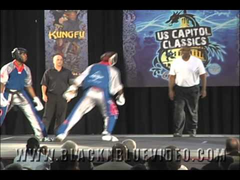 Avery Plowden vs Jadi Tention  2013 U.S. Capitol Classics Karate and China Open Tournament