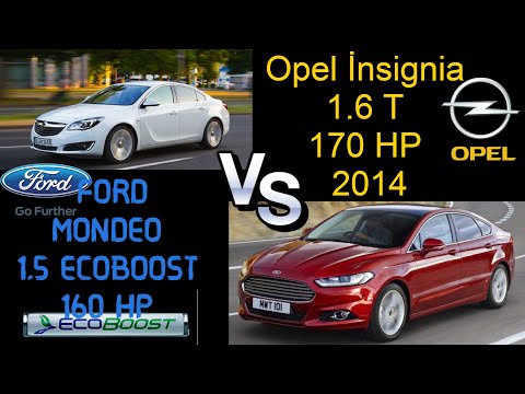 ford mondeo 1.5 ecoboost 160 HP VS Opel insignia 1.6 t  170 HP- RACE