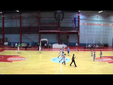 MŽRKL 2015-16 - 4. kolo, ŽKK Trešnjevka 2009 - Kvarner - 4. četvrtina