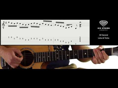 30 Second Licks & Tricks, Vol. 8 - Fast Bluegrass Guitar Riff