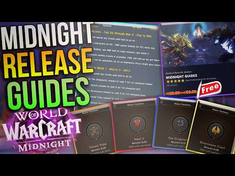 Midnight Release LEVELING Guide & Weekly Checklists | Tips & QoLs for Expansion Release!