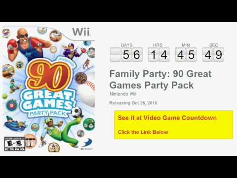 family party 90 great games party pack wii gameplay