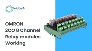 2CO 8 Channel OMRON Relay modules Working
