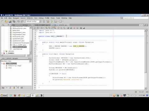Java - Sockets - Introduction - 1 of 3