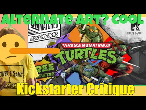 Unmatched Adventures: Teenage Mutant Ninja Turtles- By request x 3 - Kickstarter Critique Review