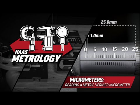 Reading a Metric Vernier Micrometer - HaasTooling.com