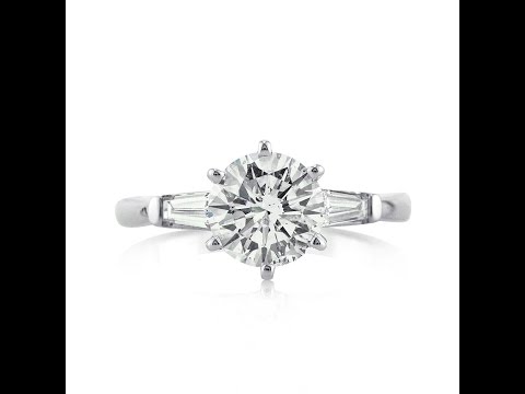 Mark Broumand -  1.91ct Round Brilliant Cut Diamond Engagement Ring
