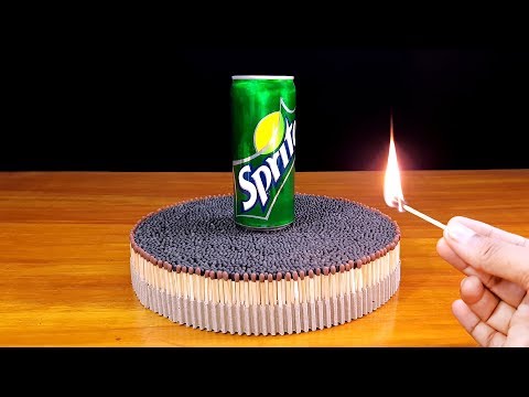 Sprite VS 5000 Matches Chain Reaction Domino Effect