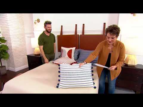 100% Cotton Luxury Woven Dec. Pillows by Bobby Berk on QVC
