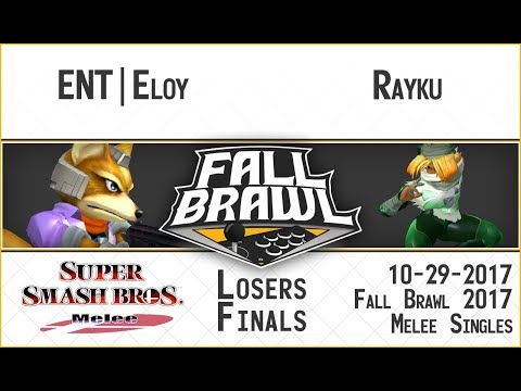 Fall Brawl 2017: ENT | Eloy (Fox) vs. Rayku (Sheik) - SSBM Singles Losers Finals