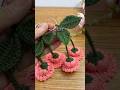 Making a Gorgeus Crocheted Easy Knitting Keychain #crochet #knitting #diy #handmade #flower #keşfet
