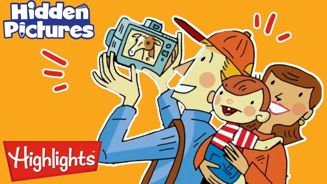 GIRAFFES AT THE ZOO  | Hidden Pictures Puzzles | Kids Videos | Highlights