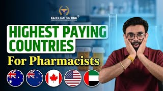 Top 5 Highest Paying Countries for Pharmacists 2026 | Best Countries after B Pharmacy | Pharmacy JOB