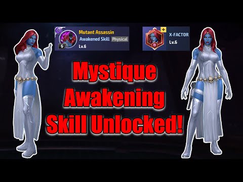 Mystique Awakening Skill Unlocked!! (Marvel Future Fight)