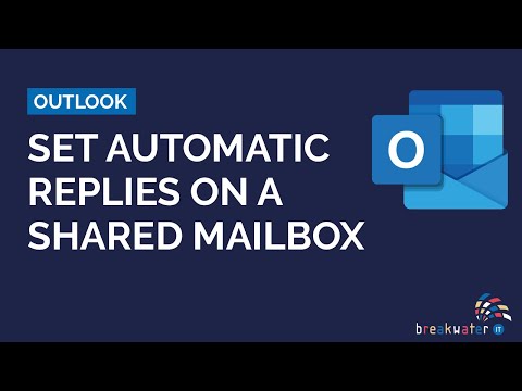 How to Add an Out of Office on a Shared Mailbox in Outlook