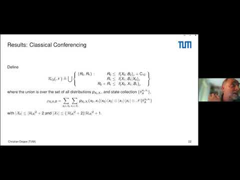 MCQST2021 | Communication over a quantum broadcast channel  (...)  (Christian Deppe)