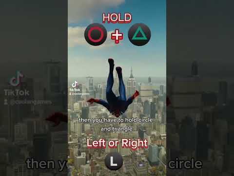 Spider-Man Remastered PS5 - How to do spinning dive (Helix spin) #spiderman #peterparker