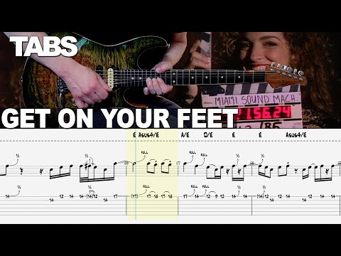 Gloria Estefan - Get On Your Feet | Guitar cover WITH TABS |