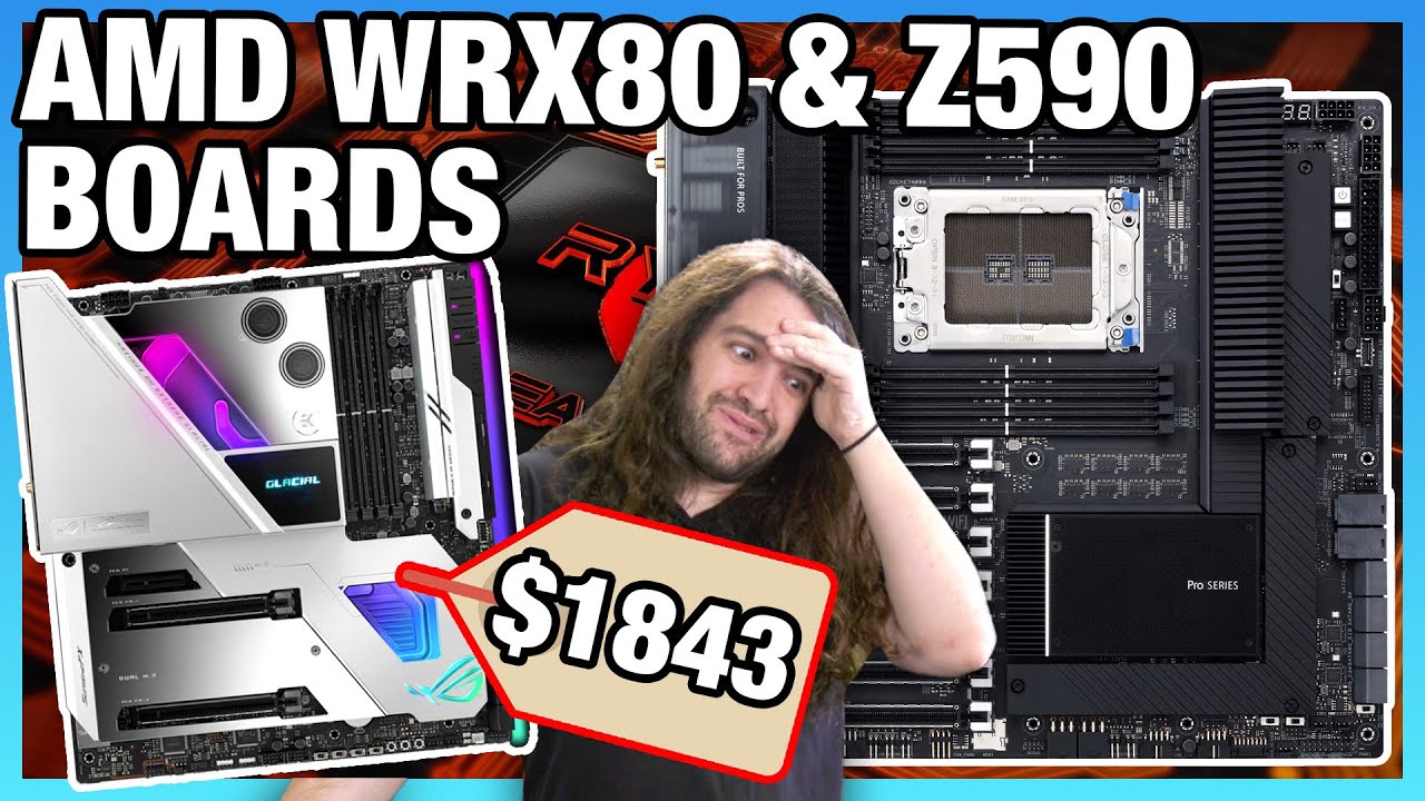 2021 AMD Threadripper WRX80 Motherboards & 1800 Z590 Board for Intel i9-11900K