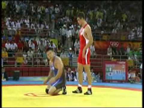 TIMONCINI vs KATO beijing 2008 wrestling 96 kg Lotta greco-romana