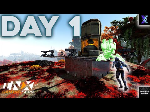 How a 40,000 Hour Tribe Dominates DAY 1 on the MOST Populated Modded Server INX Ark Survival Evolved