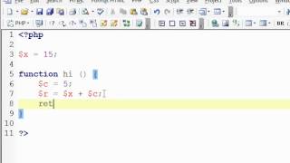Download the video "019 php more about function part2"