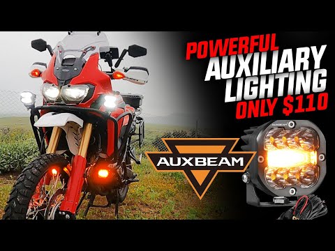 Budget Friendly & Powerful Auxiliary Lights for Your Adventure Bike. Auxbeam 3" Pods.