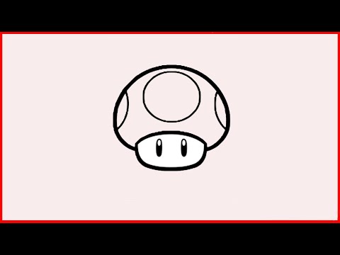 COMMENT DESSINER UN CHAMPIGNON DE MARIO