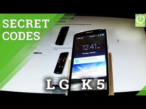 LG K5 CODES / HIDDEN FEATURES / SECRET MENU