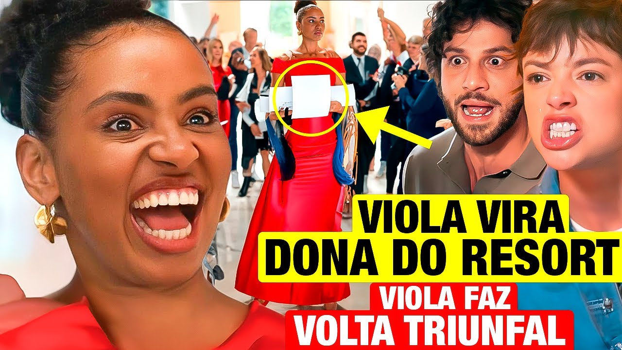 MANIA DE VOCÊ: Viola VIRA DONA DO RESORT, com plano genial e faz VOLTA TRIUNFAL resumo capítulo hoje