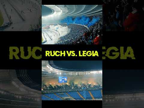 Ruch vs. Legia pyro