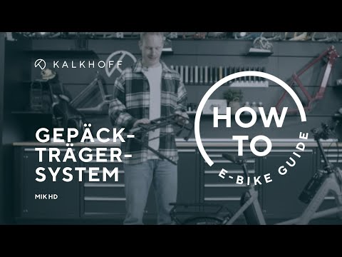 MIK HD Gepäckträgersystem: Einfache Kindersitz-Montage am Kalkhoff Compact E-Bike | KALKHOFF