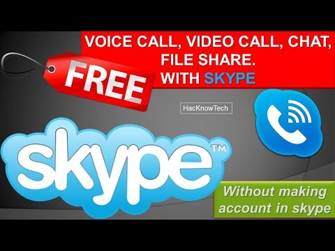 How to make free Video Calls/Chat with Skype HacKnowTech How to make free Video Calls/Chat with Skype HacKnowTech