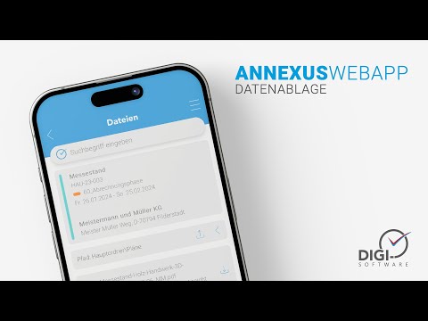 ANNEXUS WebAPP Datenablage | DIGI-SOFTWARE