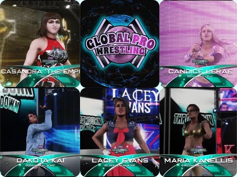 Maria vs Lacey Evans vs Candace Lerae vs Dakota Kai vs (GPW's) Casandra | WWE 2K19