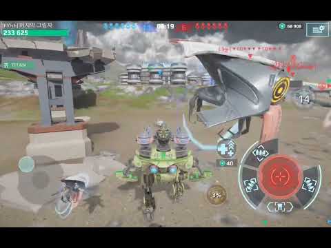4 player vs DARKSYMPHONY l War Robots... CLAN BATTLE..